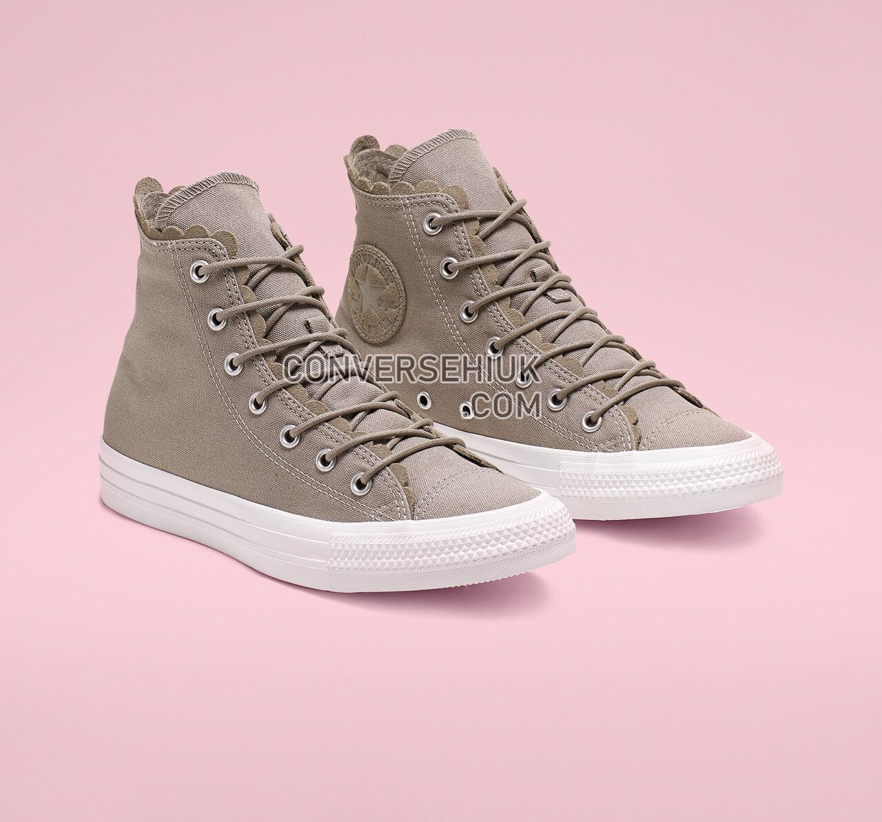 Converse Chuck Taylor All Star Frilly Thrills High Top Sepia Stone/Sepia Stone/Egret 564119C Shoes