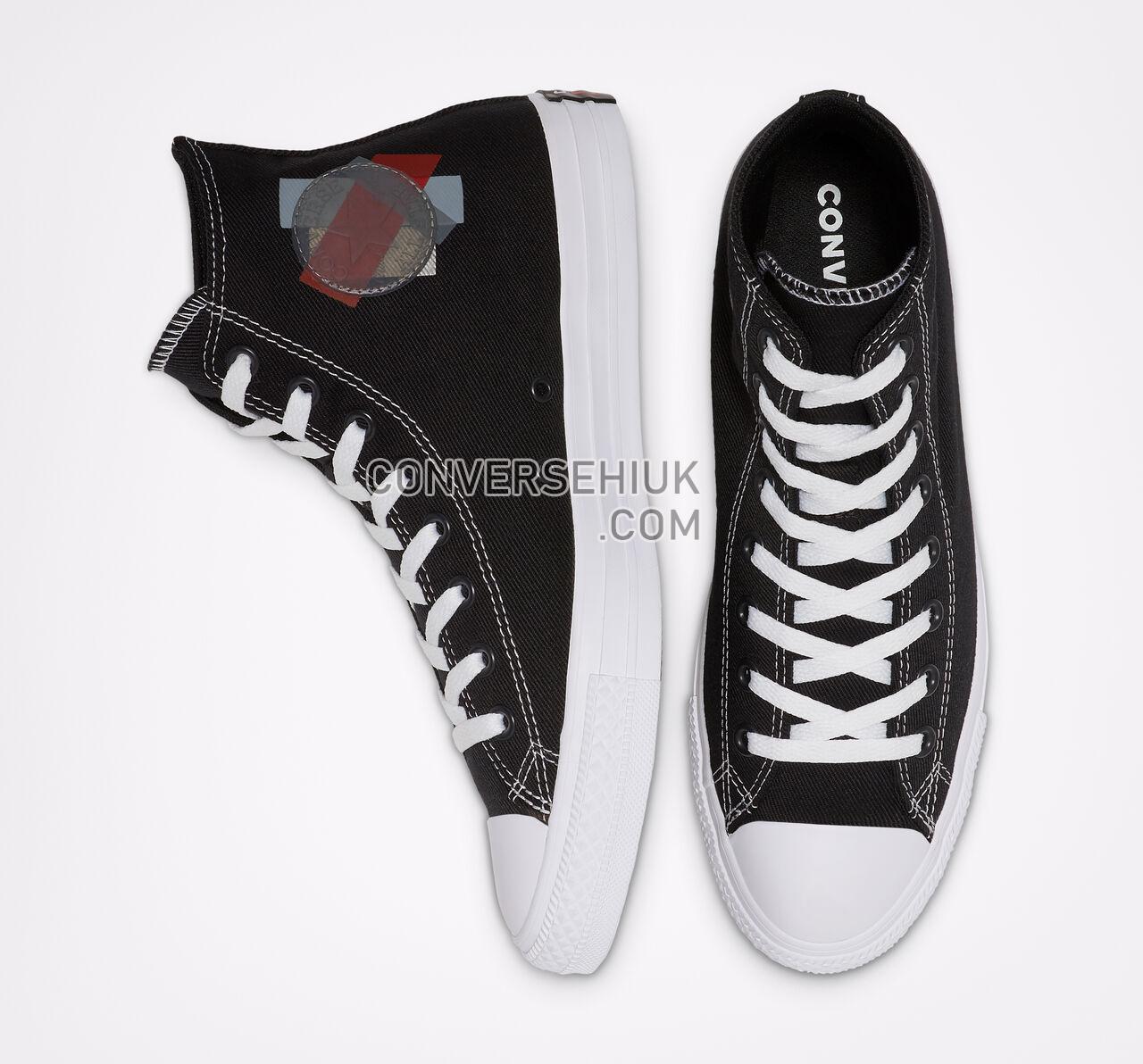 Converse Chuck Taylor All Star Space Racer High Top Black/Enamel Red/White 165091C Shoes