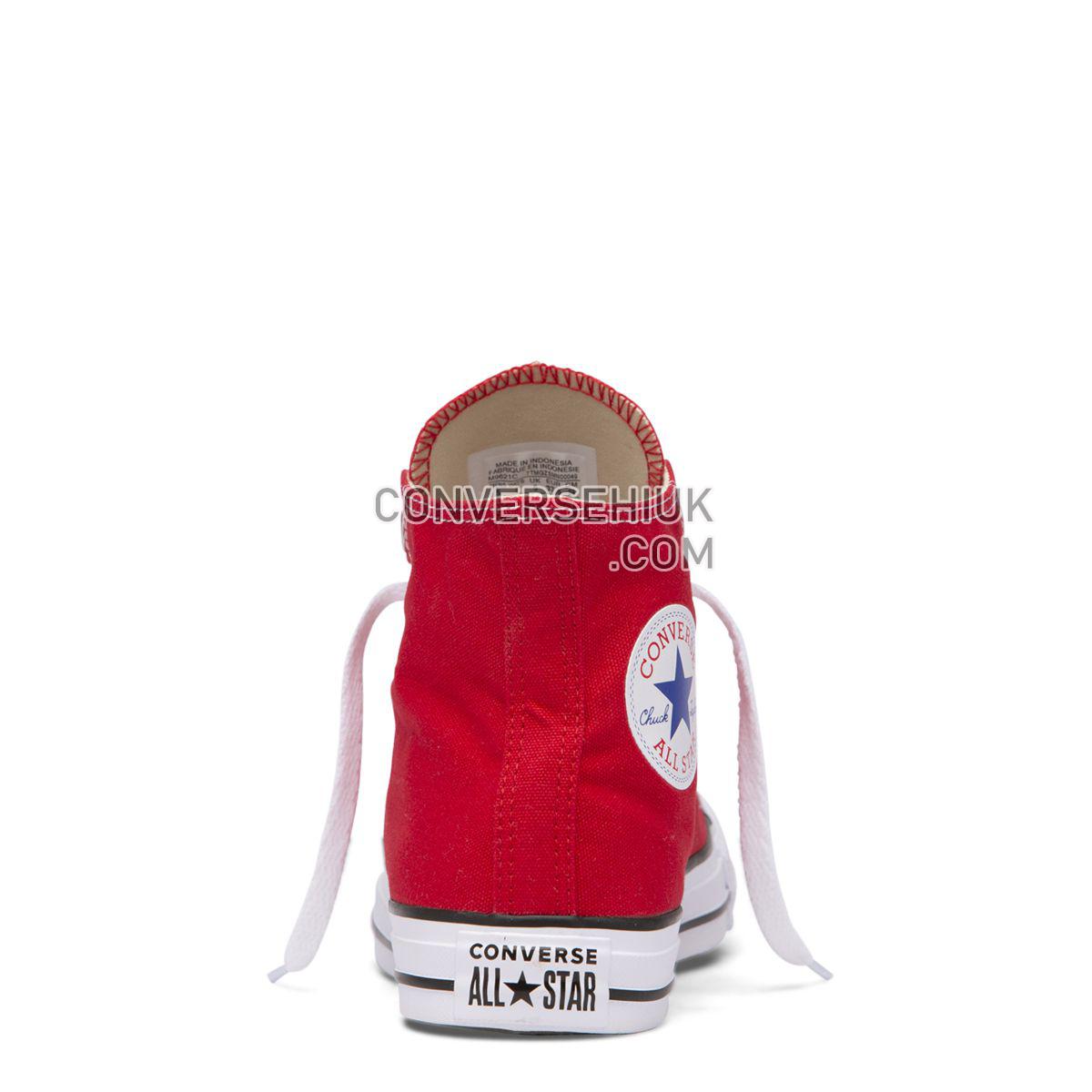 Converse Chuck Taylor All Star Classic Colour High Top Red Red 19621 Shoes