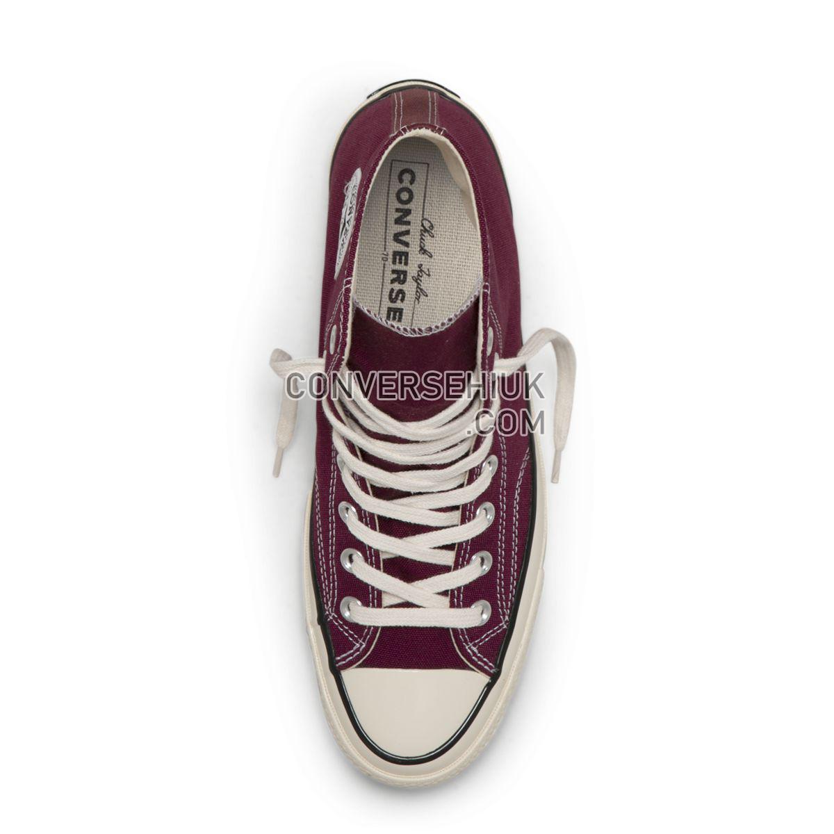 Converse Chuck Taylor All Star 70 Vintage Canvas High Top Dark Burgundy Dark Burgundy/Black/Egret 162051 Shoes