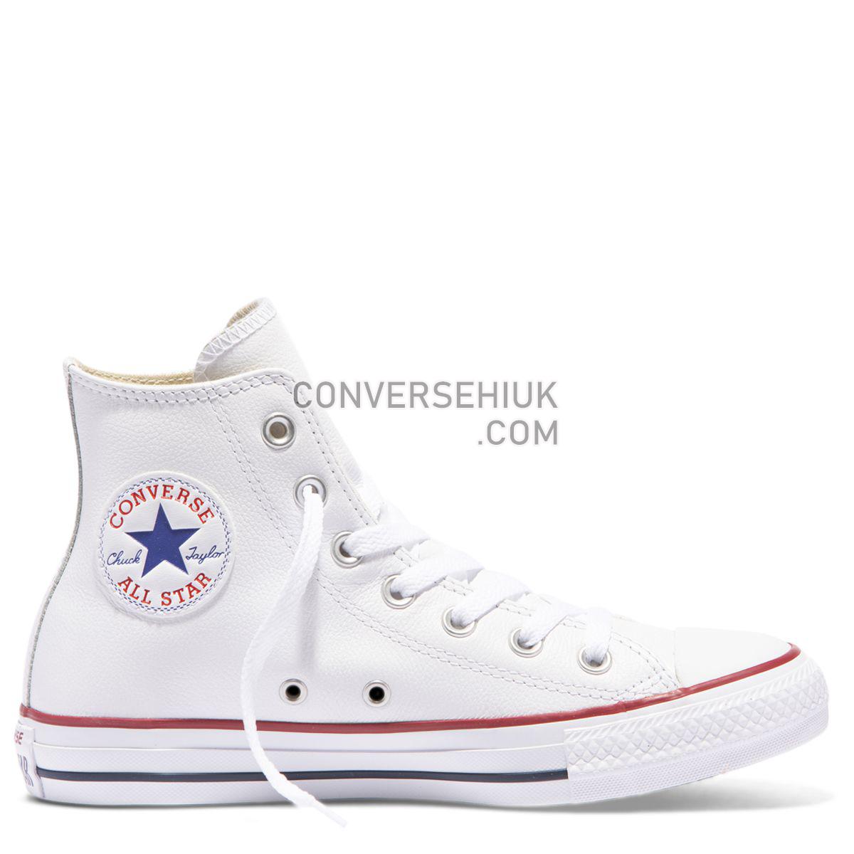 Converse Chuck Taylor All Star Leather High Top White White 132169 Shoes