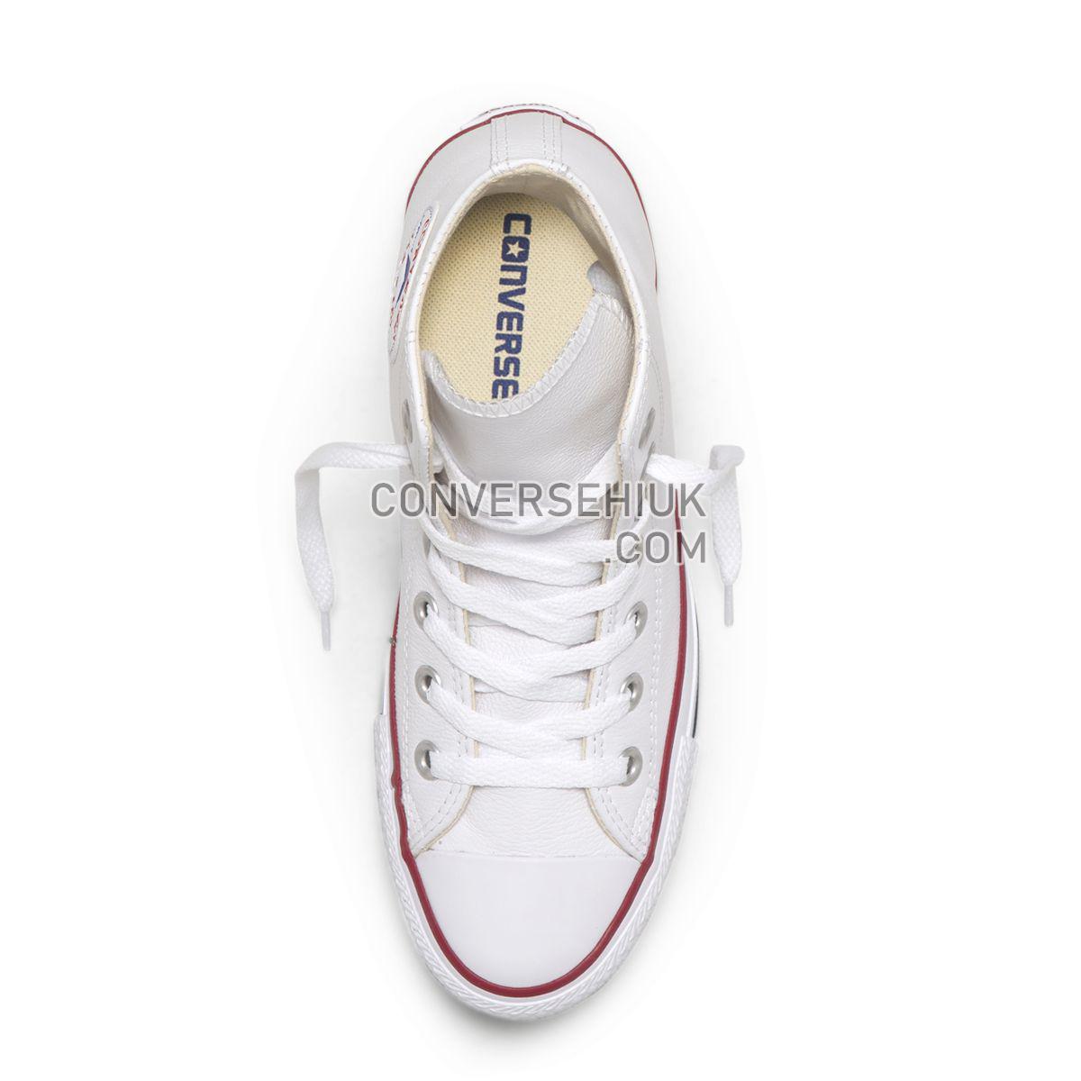 Converse Chuck Taylor All Star Leather High Top White White 132169 Shoes