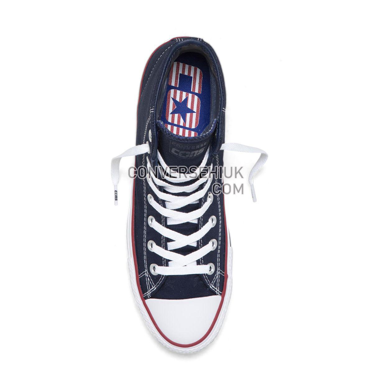 Converse CONS Chuck Taylor All Star Pro Archive Print High Top Obsidian Obsidian/White/Enamel Red 165338 Shoes