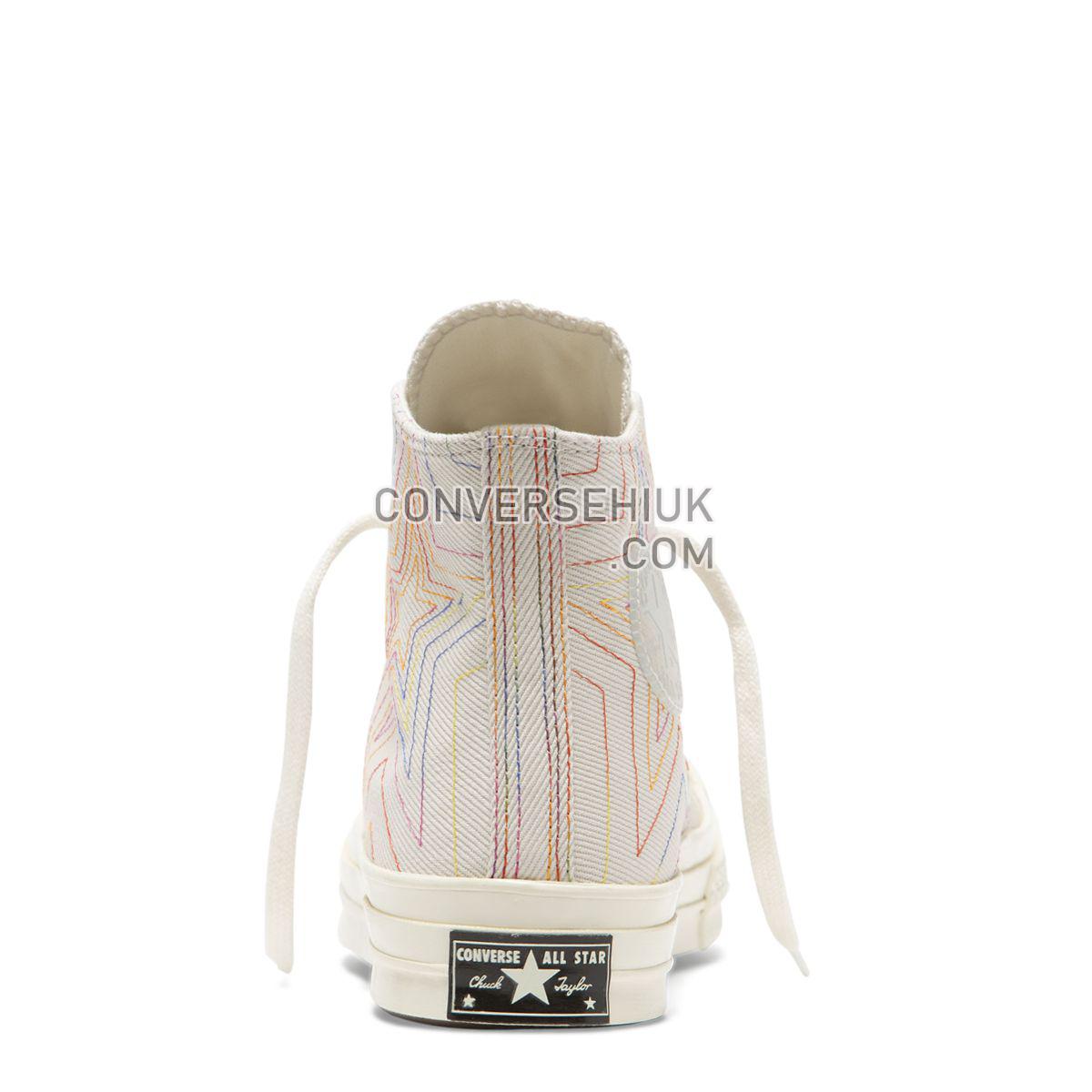 Converse Chuck Taylor All Star 70 Rainbow High Top White White/Pale Putty/Egret 164965 Shoes