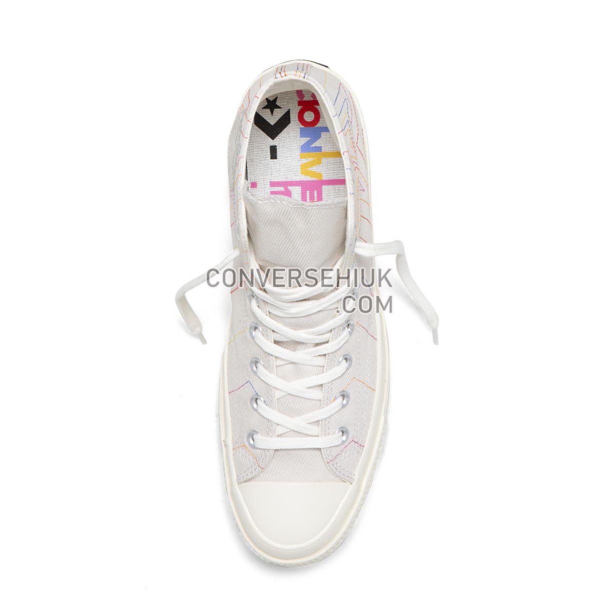 Converse Chuck Taylor All Star 70 Rainbow High Top White White/Pale Putty/Egret 164965 Shoes