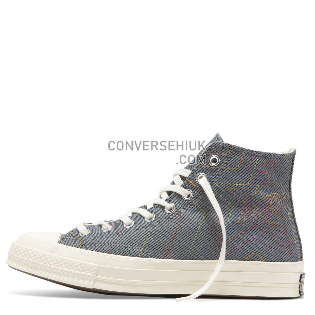 Converse Chuck Taylor All Star 70 Rainbow High Top Black Black/Cool Grey/Egret 164964 Shoes