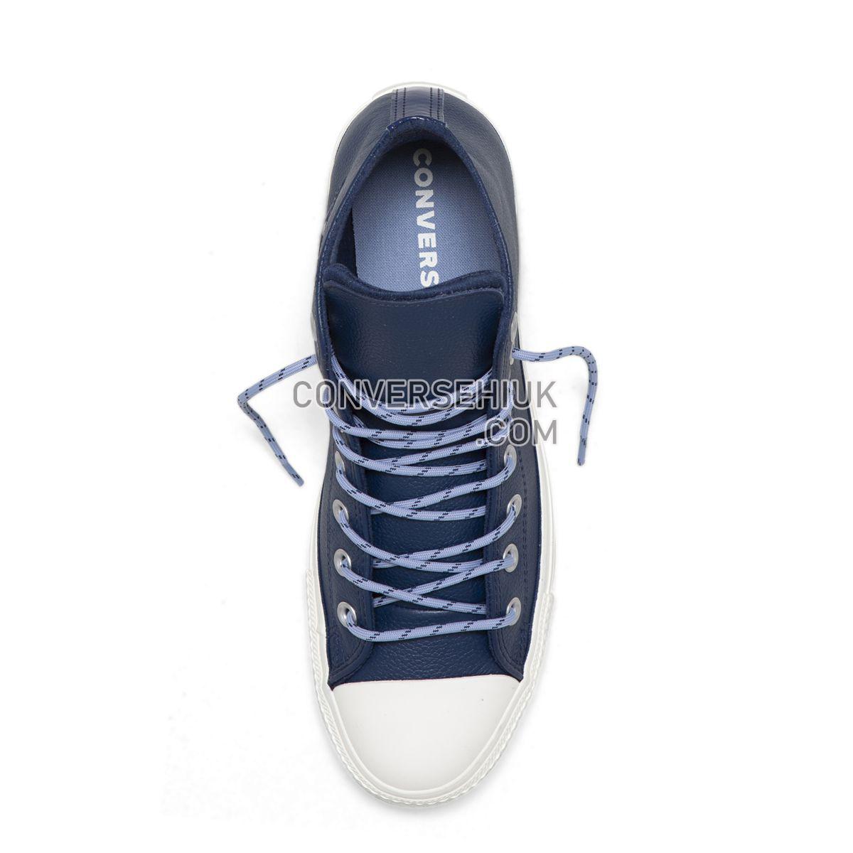 Converse Chuck Taylor All Star Limo Leather High Top Navy Navy/Indigo Fog/Egret 163338 Shoes