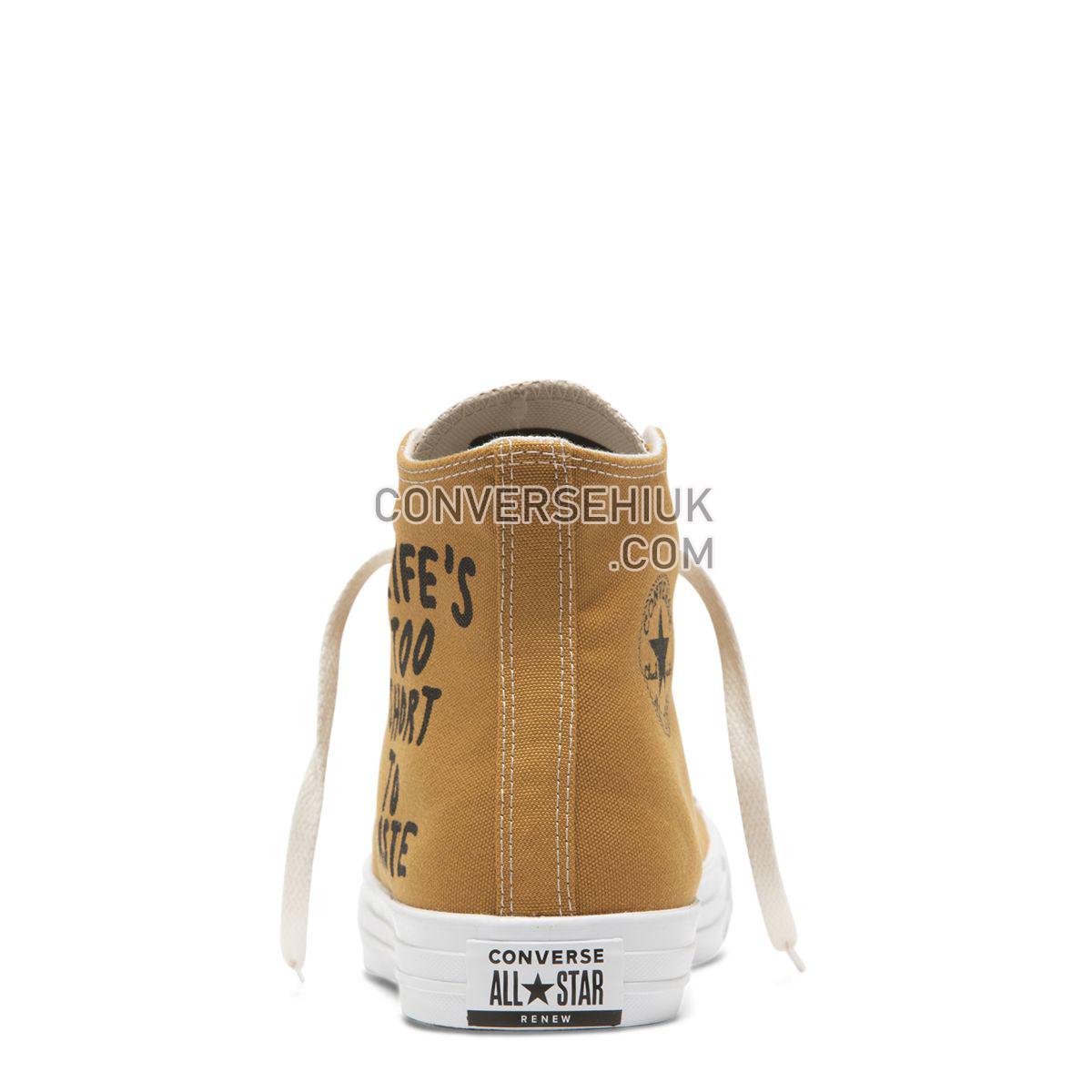 Converse Chuck Taylor All Star Renew Canvas  High Top Wheat Wheat/Black/White 164918 Shoes