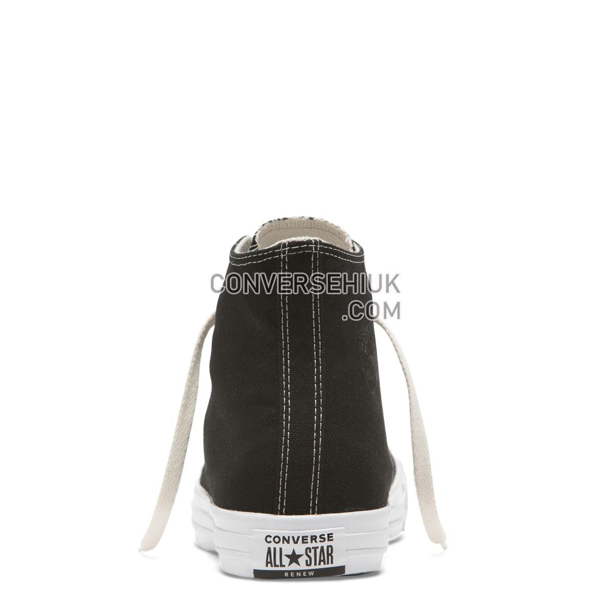 Converse Chuck Taylor All Star Renew Canvas High Top Black Black/Black/White 164919 Shoes