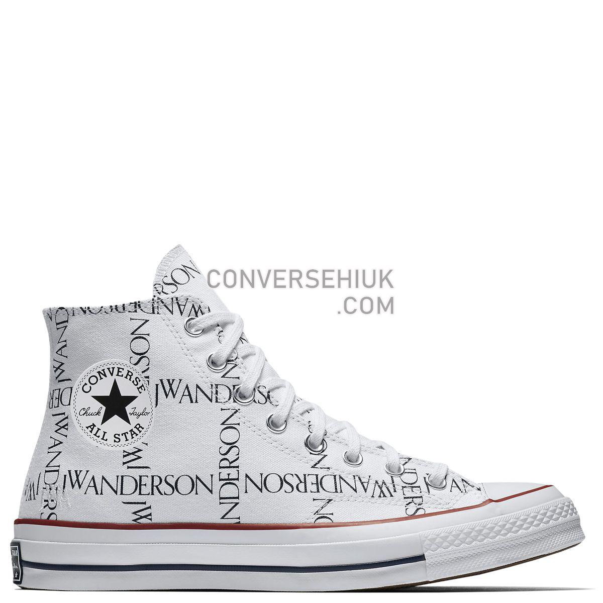 Converse X JW Anderson Chuck Taylor All Star 70 Grid High Top White White/Black/Insignia Red 160808 Shoes