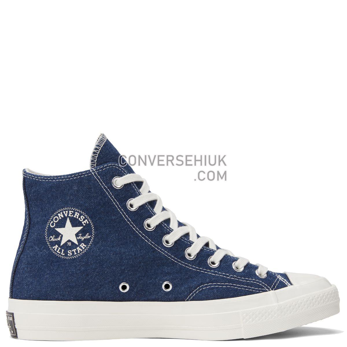 Converse Chuck Taylor All Star 70 Renew High Top Dark Denim Dark Denim/Egret/Egret 165647 Shoes