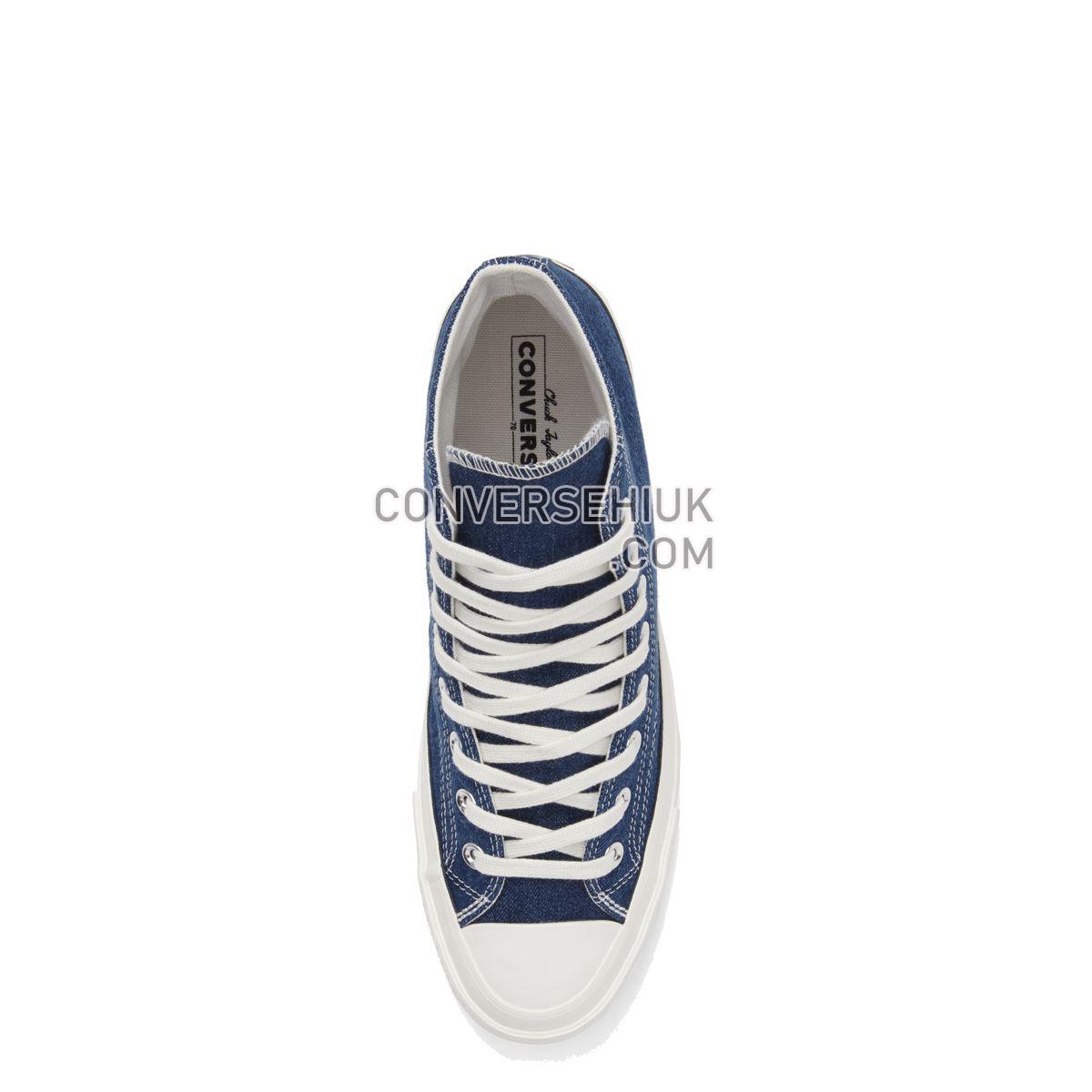 Converse Chuck Taylor All Star 70 Renew High Top Dark Denim Dark Denim/Egret/Egret 165647 Shoes