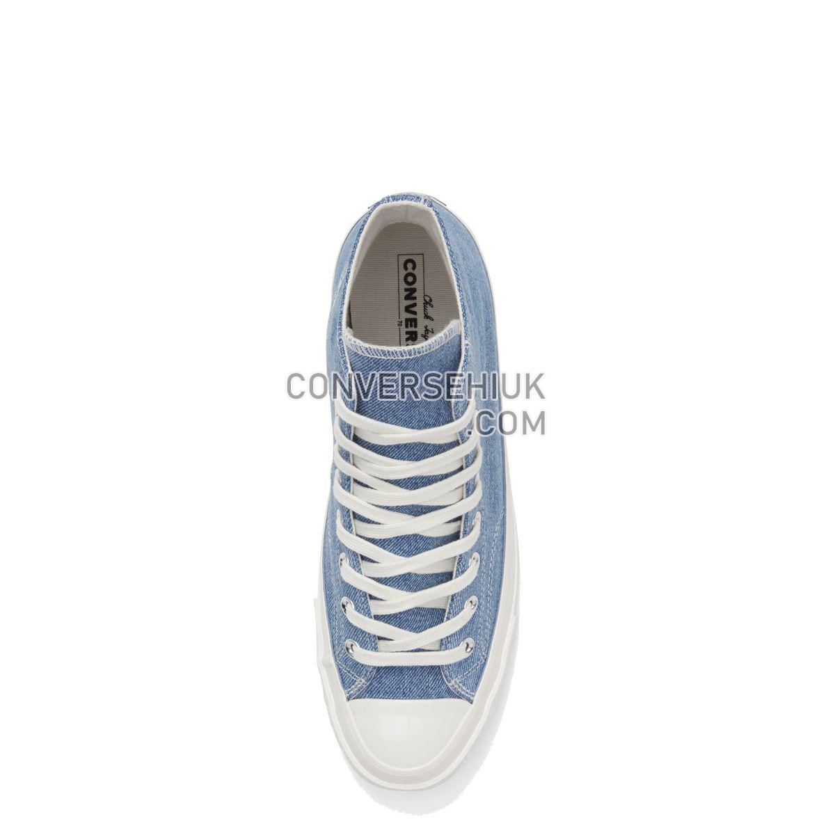 Converse Chuck Taylor All Star 70 Renew High Top Light Denim Light Denim/Egret/Egret 165648 Shoes