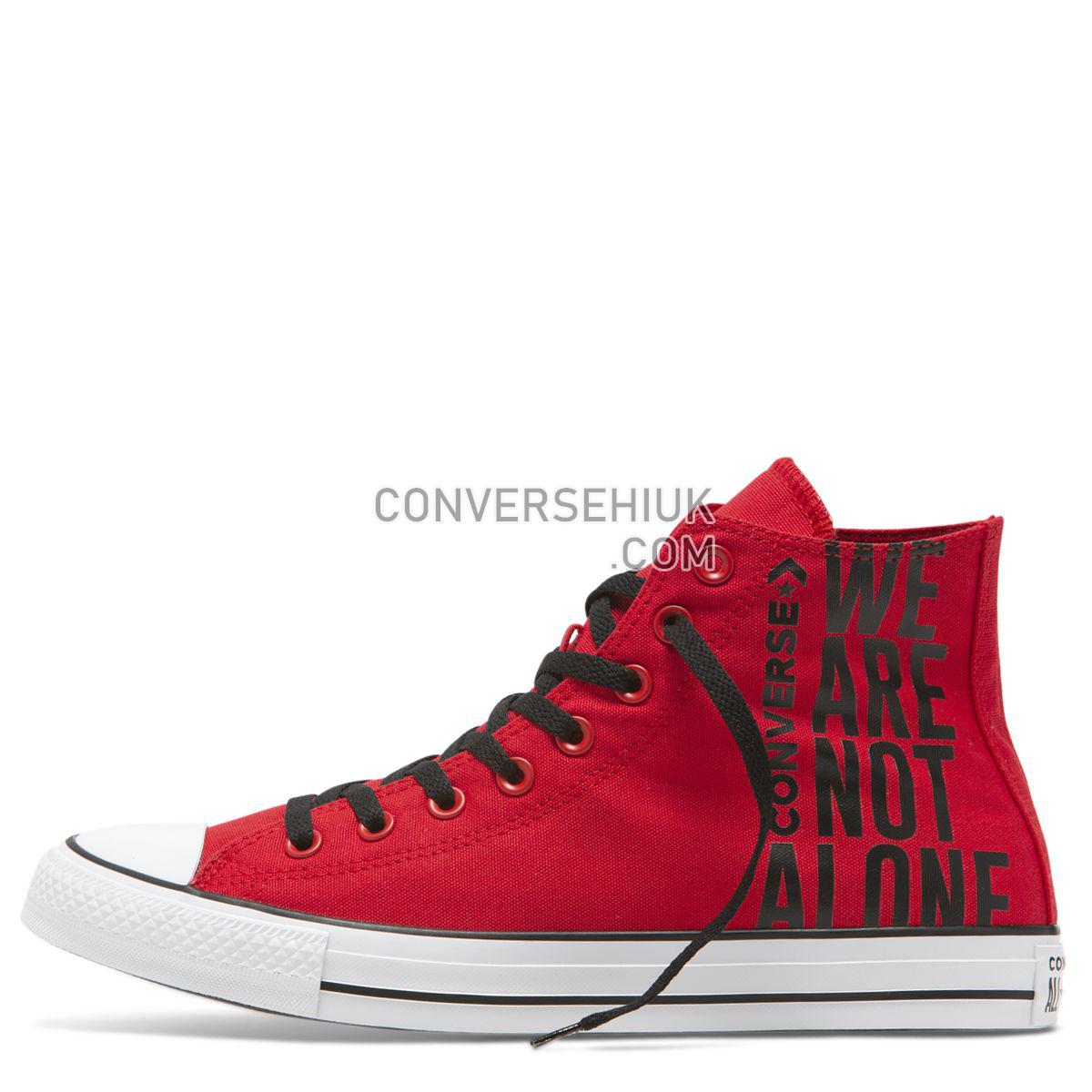 Converse Chuck Taylor All Star We Are Not Alone High Top Enamel Red Enamel Red/Black/White 165467 Shoes