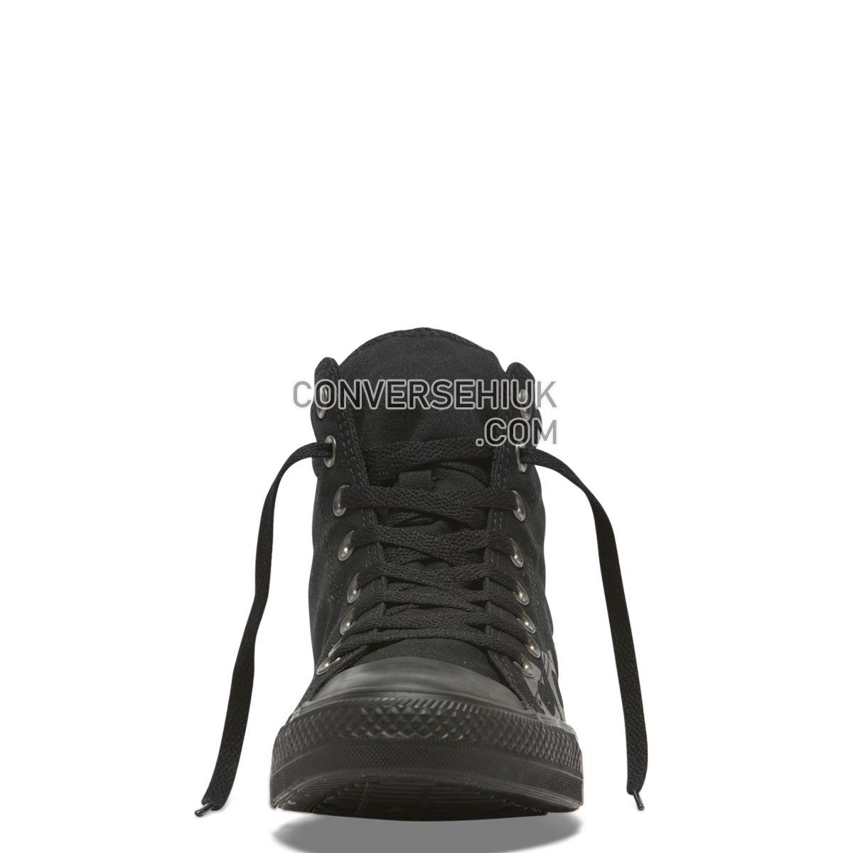 Converse Chuck Taylor All Star Wordmark High Top Black Black/Gunmetal/Black 165429 Shoes