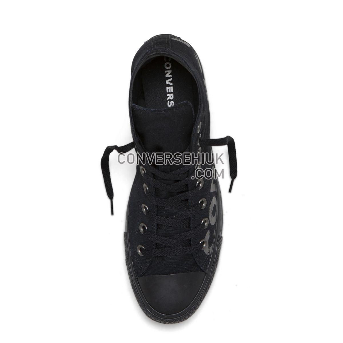 Converse Chuck Taylor All Star Wordmark High Top Black Black/Gunmetal/Black 165429 Shoes