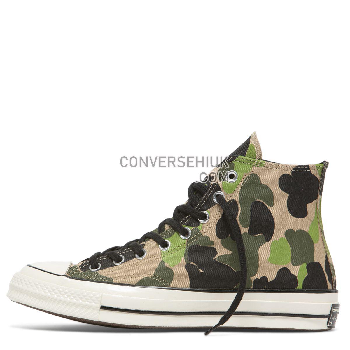 Converse Chuck Taylor All Star 70 Archive Print High Top Camo Candied Ginger/Piquant Green/Egret 163407 Shoes