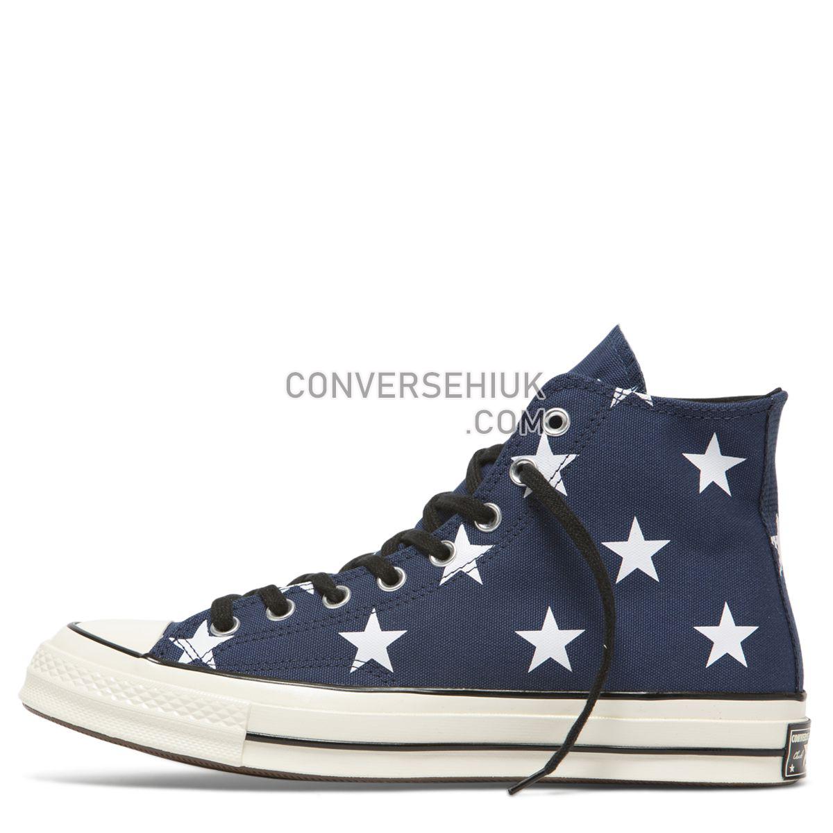 Converse Chuck Taylor All Star 70 Archive Print High Top Vintage Star Navy/White/Egret 163409 Shoes