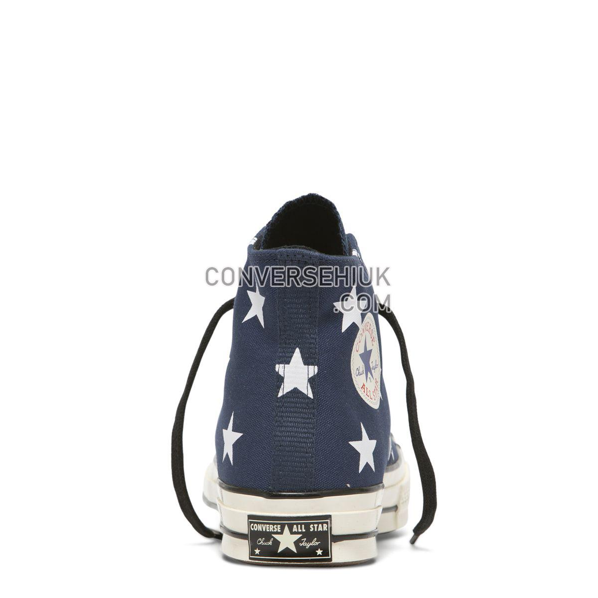 Converse Chuck Taylor All Star 70 Archive Print High Top Vintage Star Navy/White/Egret 163409 Shoes