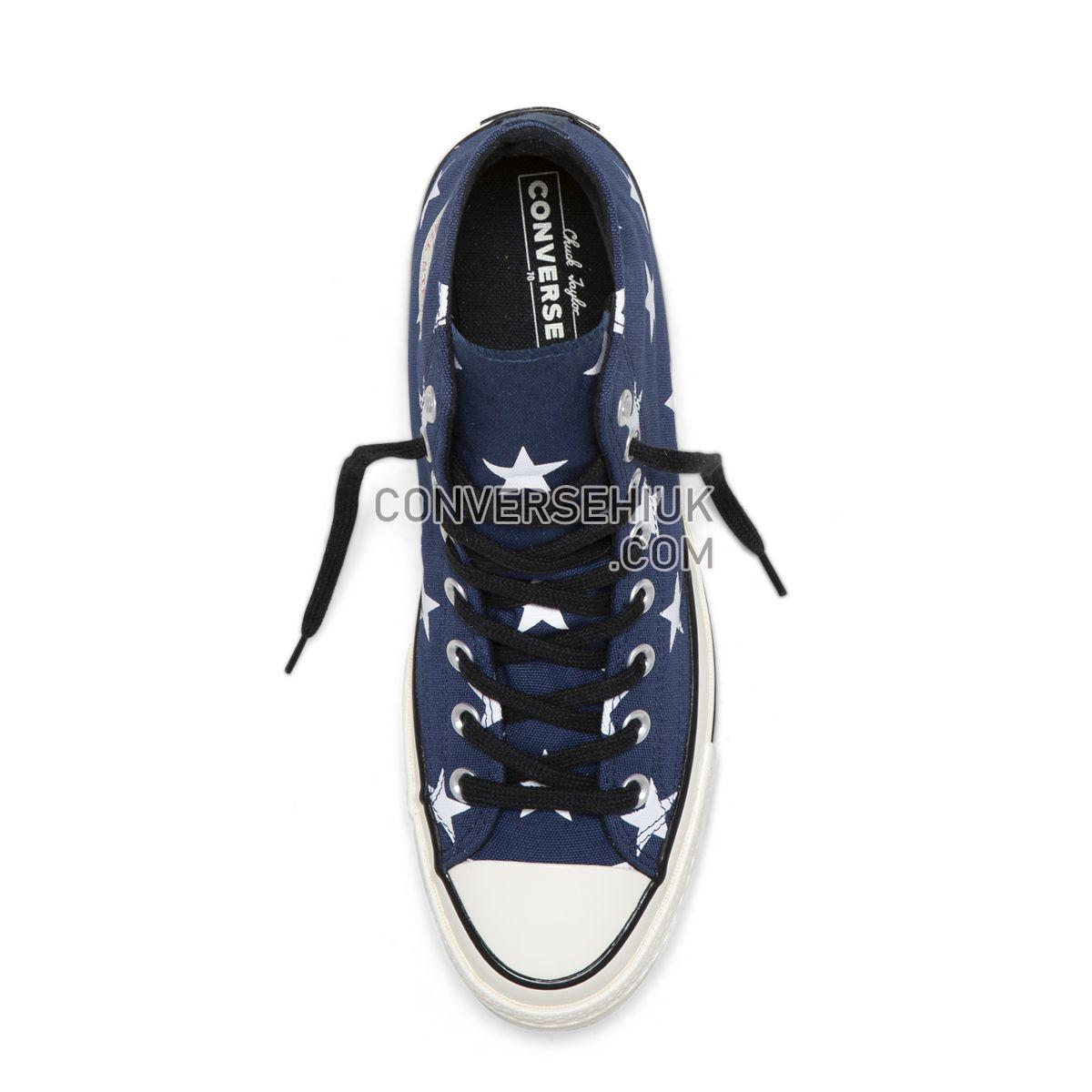 Converse Chuck Taylor All Star 70 Archive Print High Top Vintage Star Navy/White/Egret 163409 Shoes