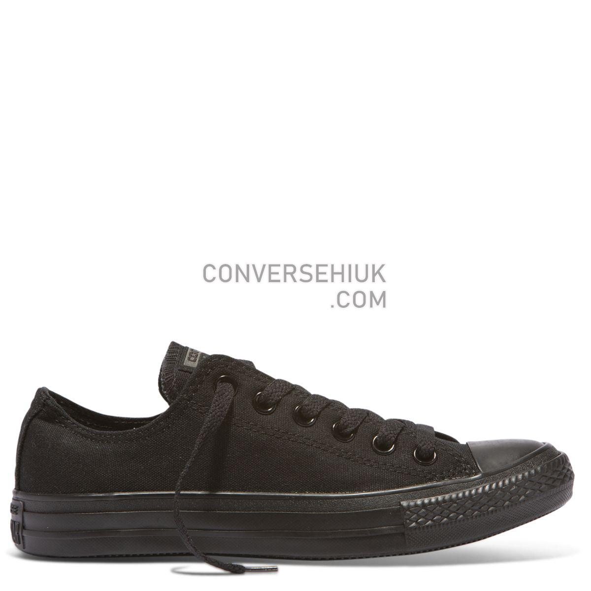 Converse Chuck Taylor All Star Classic Colour Low Top Black Mono Black Mono 15039 Shoes