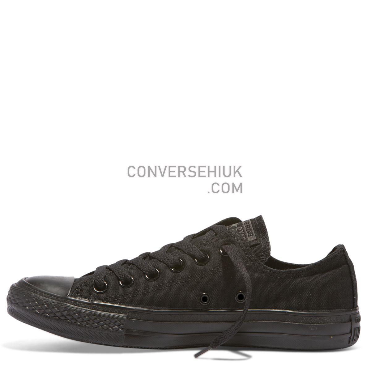 Converse Chuck Taylor All Star Classic Colour Low Top Black Mono Black Mono 15039 Shoes