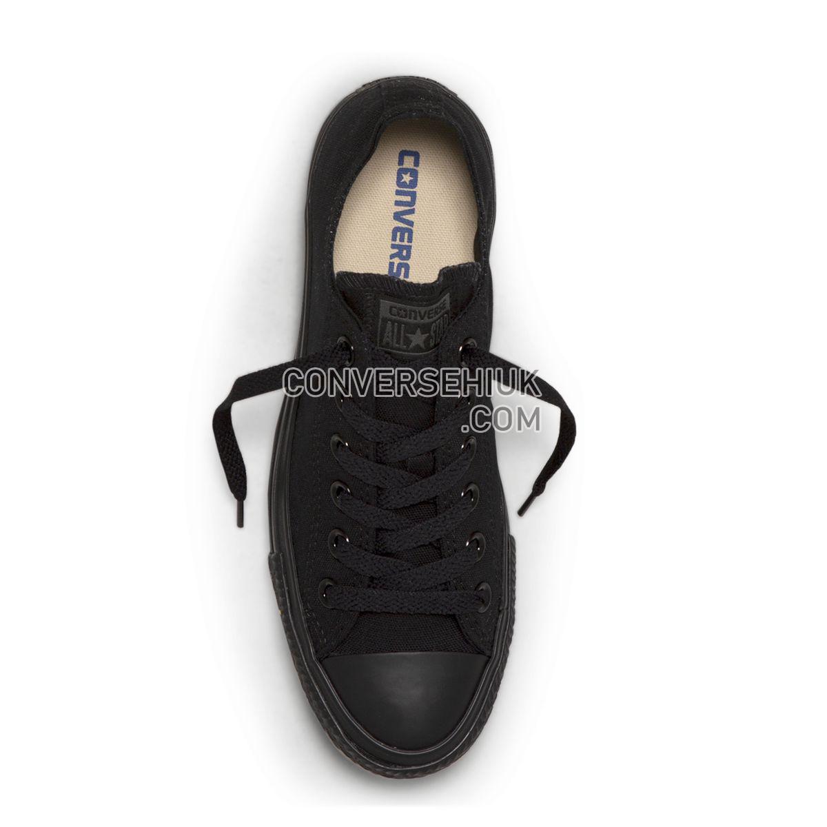 Converse Chuck Taylor All Star Classic Colour Low Top Black Mono Black Mono 15039 Shoes