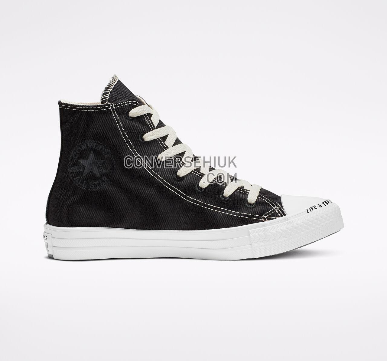 Converse Chuck Taylor All Star Renew Canvas High Top Black/Black/White 164919C Shoes