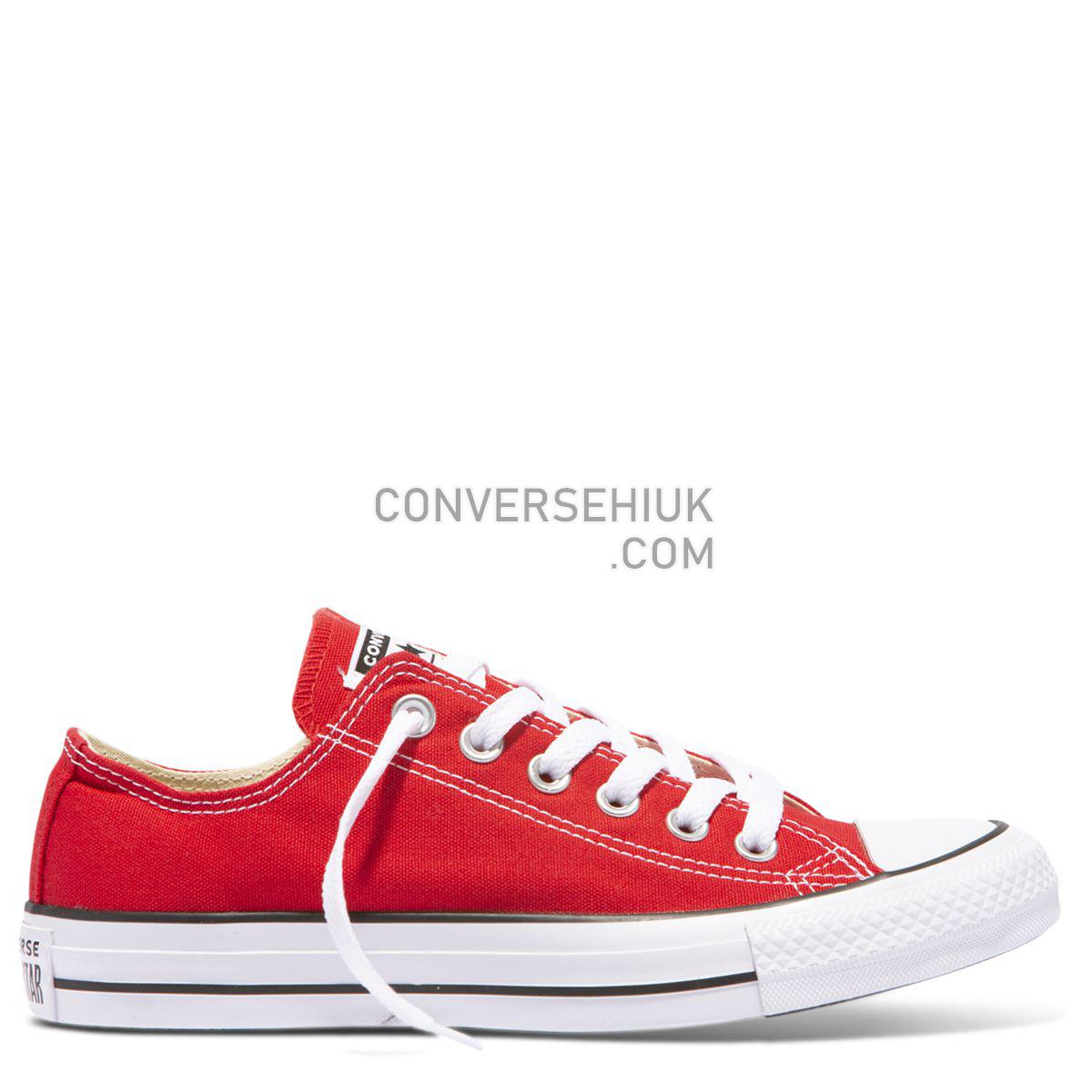 Converse Chuck Taylor All Star Classic Colour Low Top Red Red 19696 Shoes