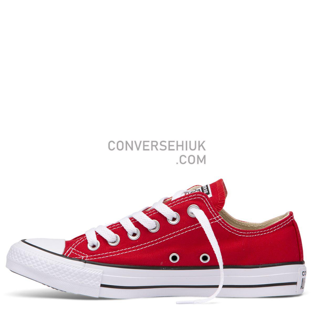 Converse Chuck Taylor All Star Classic Colour Low Top Red Red 19696 Shoes