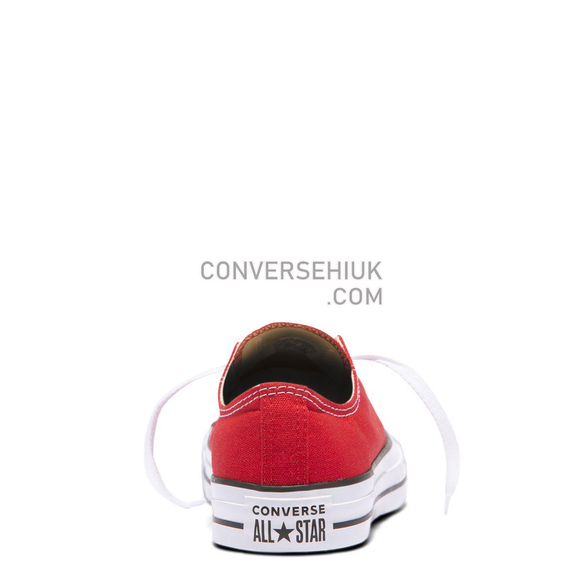 Converse Chuck Taylor All Star Classic Colour Low Top Red Red 19696 Shoes