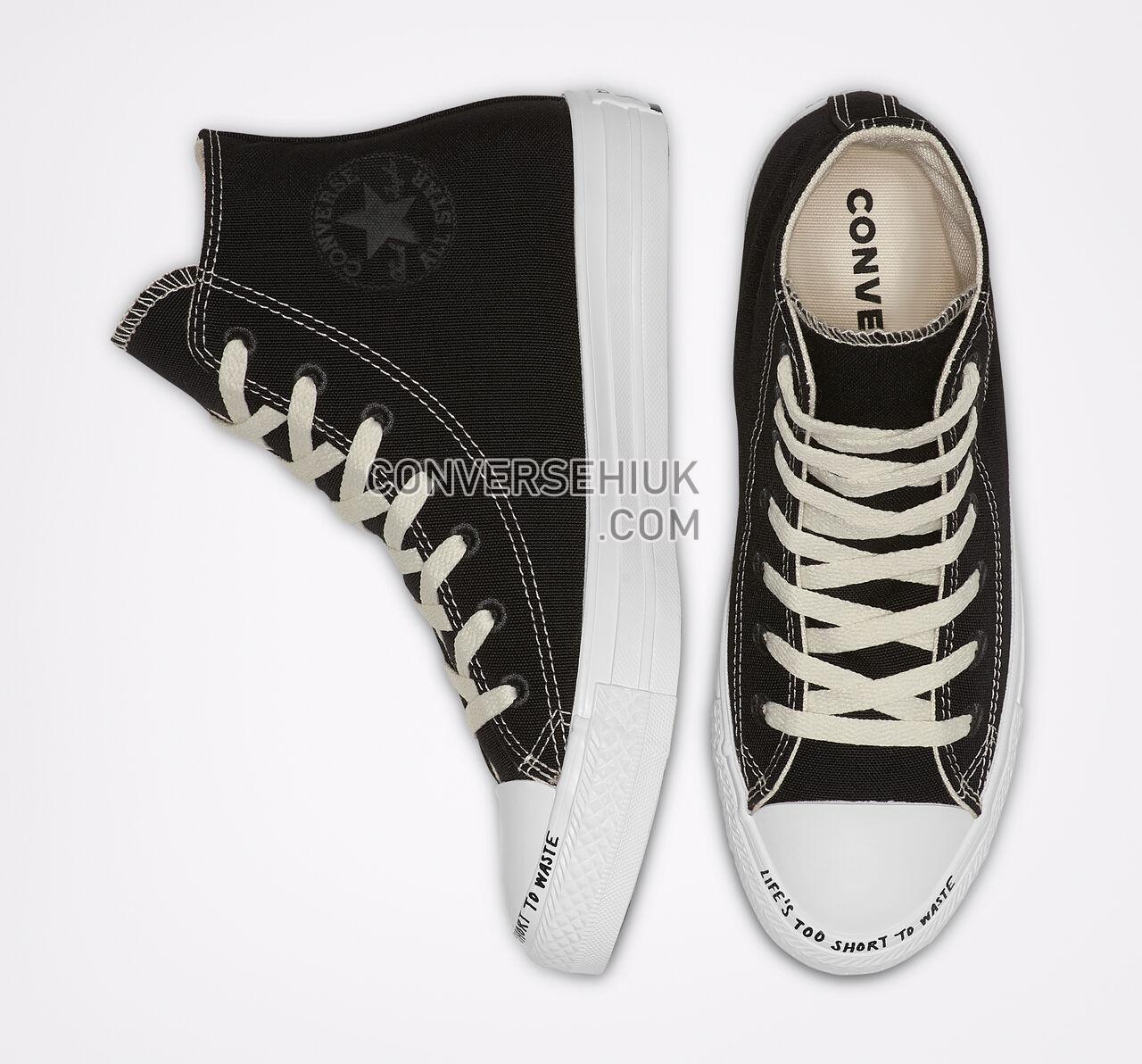 Converse Chuck Taylor All Star Renew Canvas High Top Black/Black/White 164919C Shoes