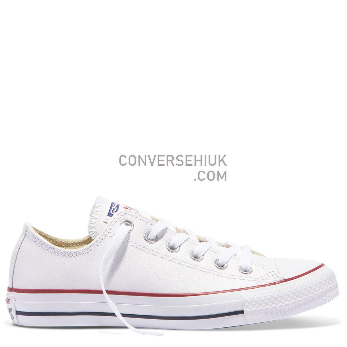 Converse Chuck Taylor All Star Leather Low Top White White 132173 Shoes