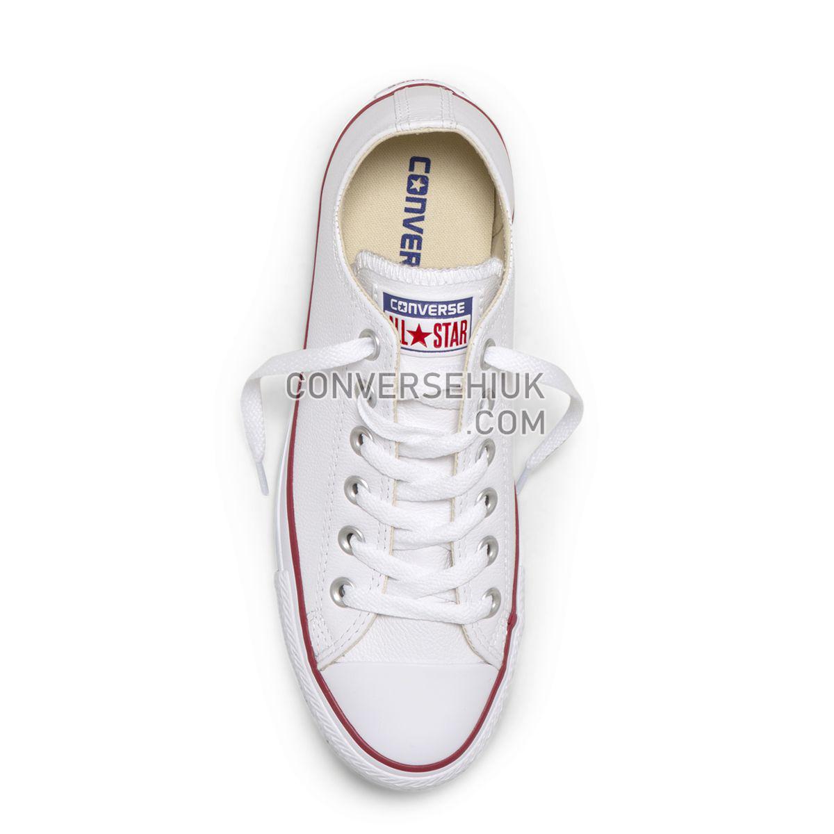 Converse Chuck Taylor All Star Leather Low Top White White 132173 Shoes