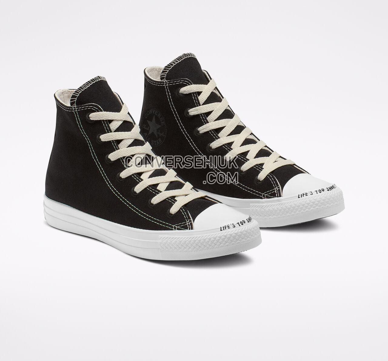 Converse Chuck Taylor All Star Renew Canvas High Top Black/Black/White 164919C Shoes