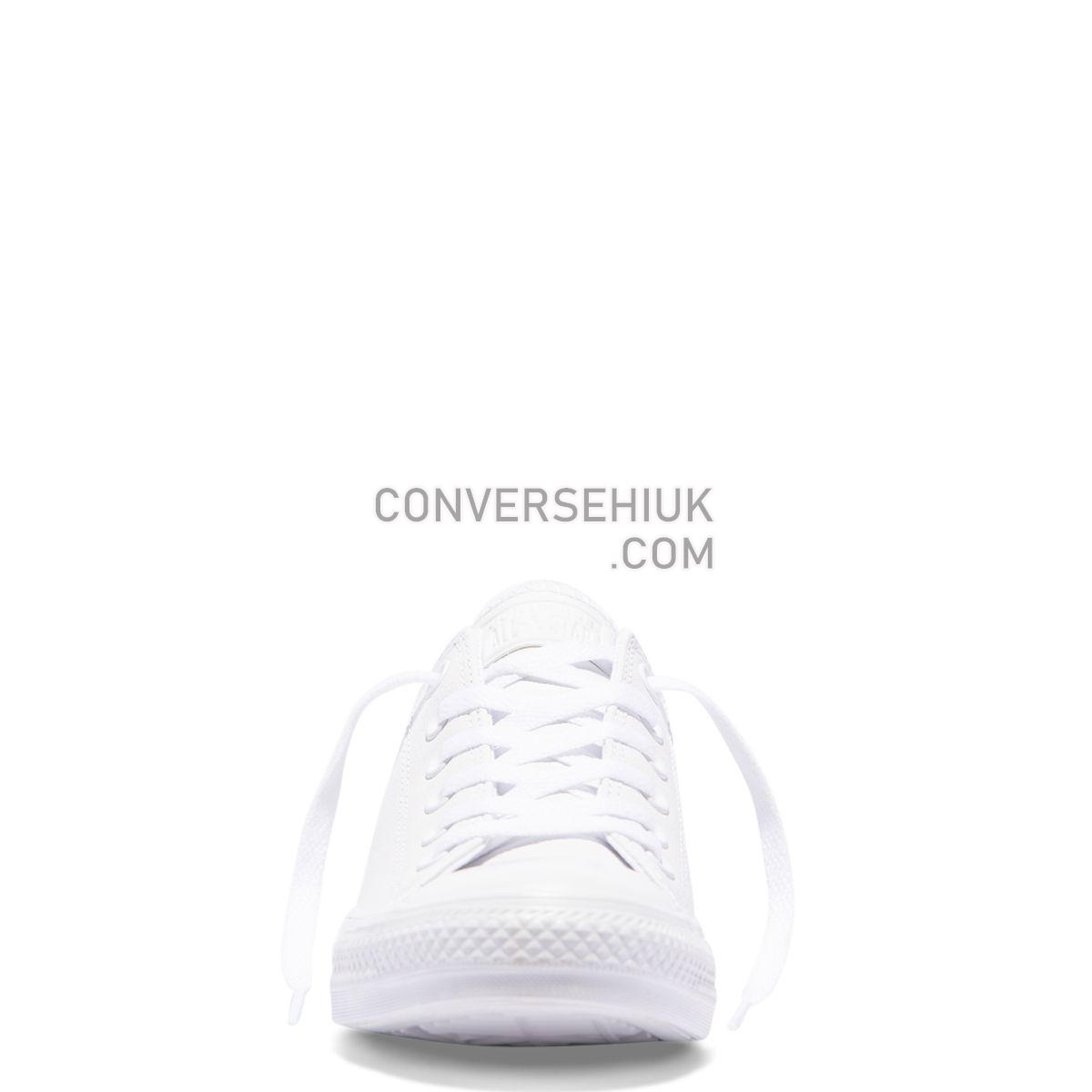 Converse Chuck Taylor All Star Mono Leather Low Top White White 136823 Shoes