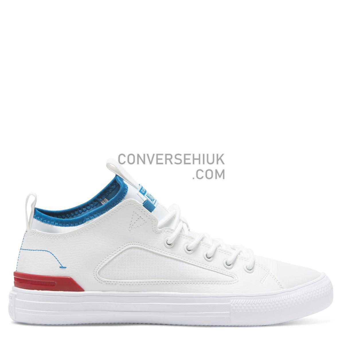 Converse Chuck Taylor All Star Ultra Shoot For The Moon Low Top White White/Enamel Red/Imperial Blue 165345 Shoes