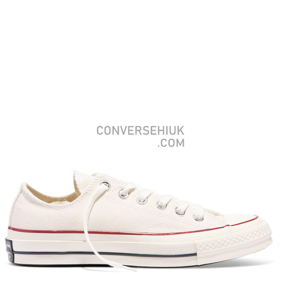 Converse Chuck Taylor All Star 70 Low Top Parchment Parchment/Garnet/Egret 162062 Shoes