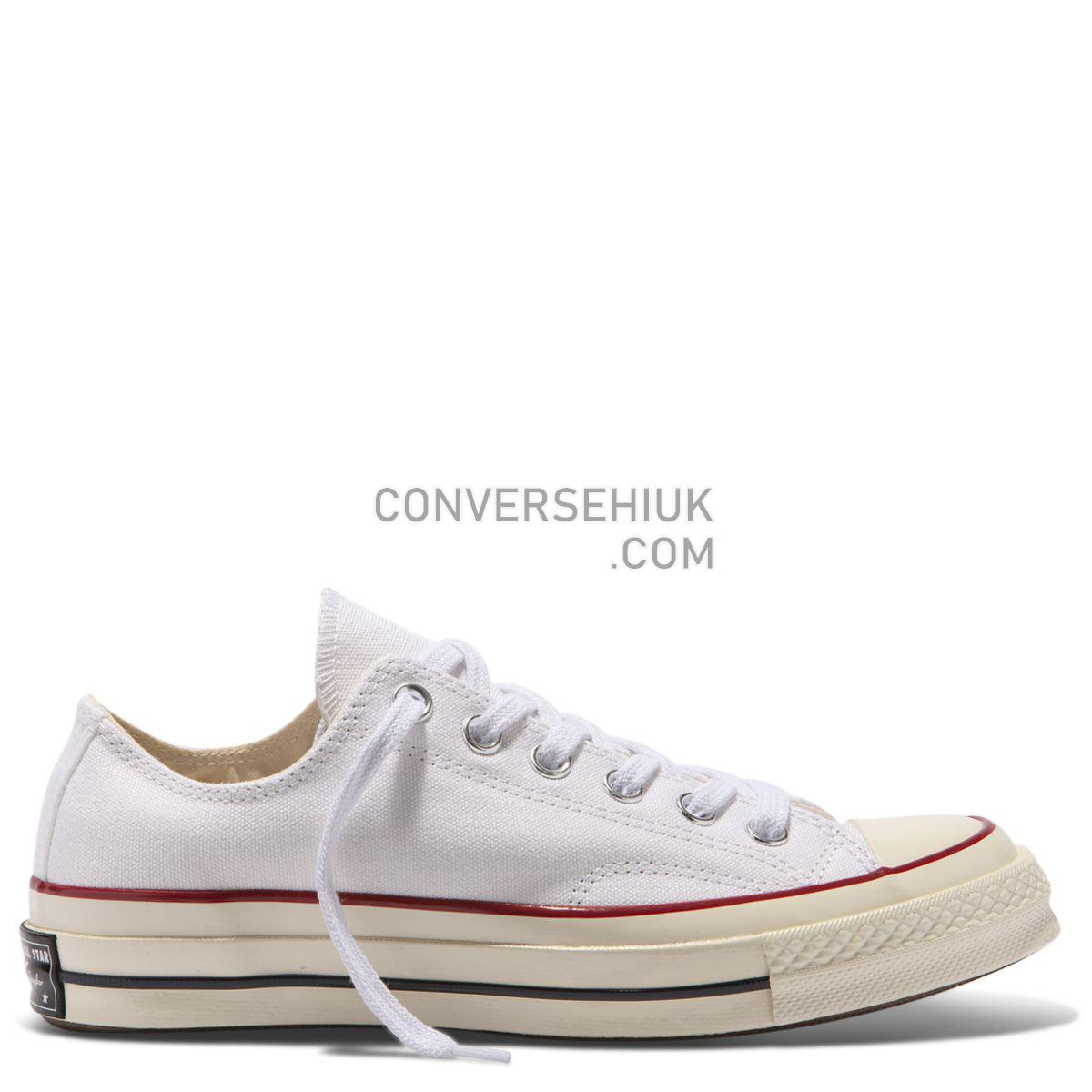 Converse Chuck Taylor All Star 70 Low Top White White/Garnet/Egret 162065 Shoes