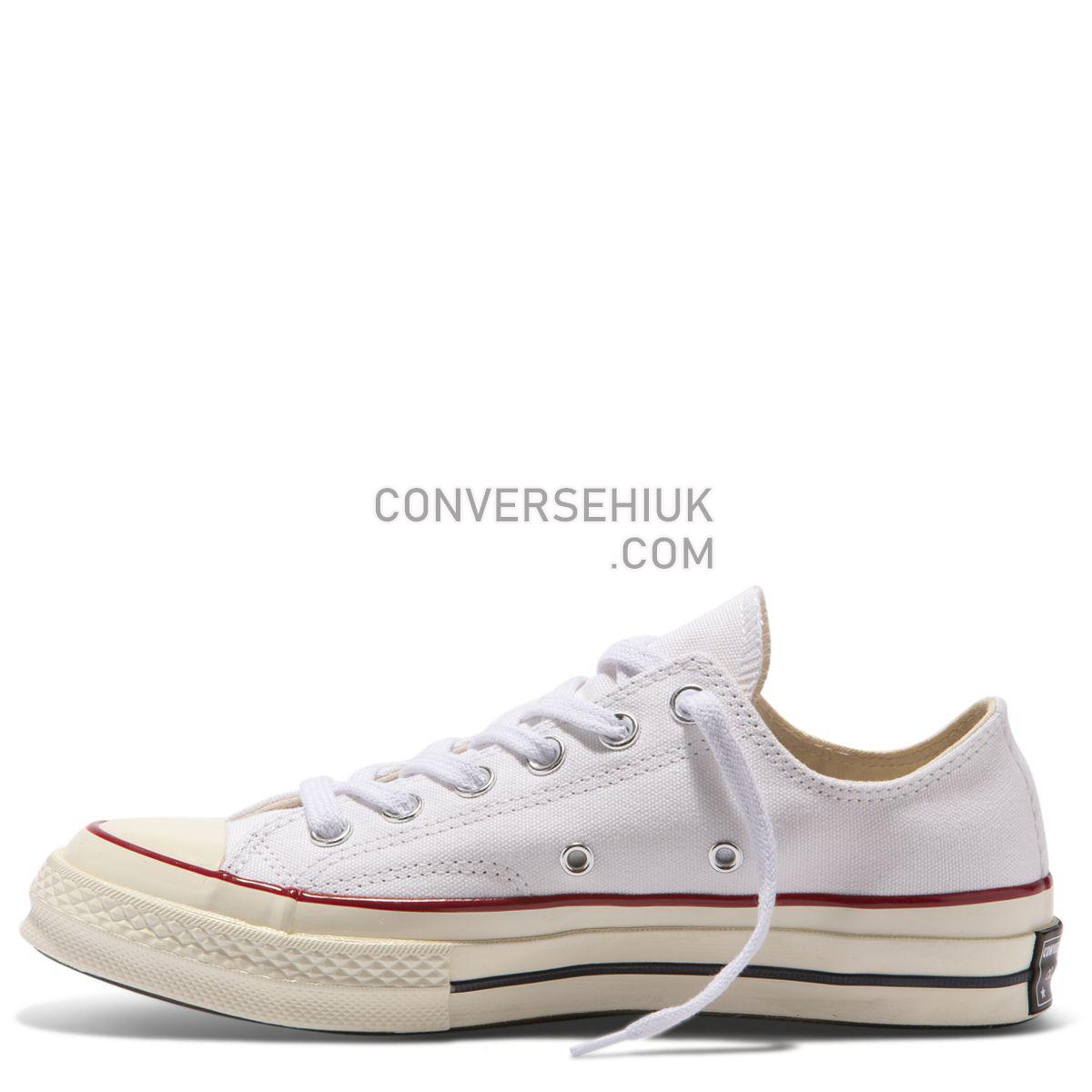 Converse Chuck Taylor All Star 70 Low Top White White/Garnet/Egret 162065 Shoes