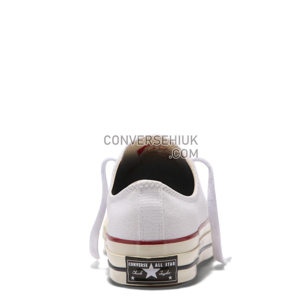 Converse Chuck Taylor All Star 70 Low Top White White/Garnet/Egret 162065 Shoes