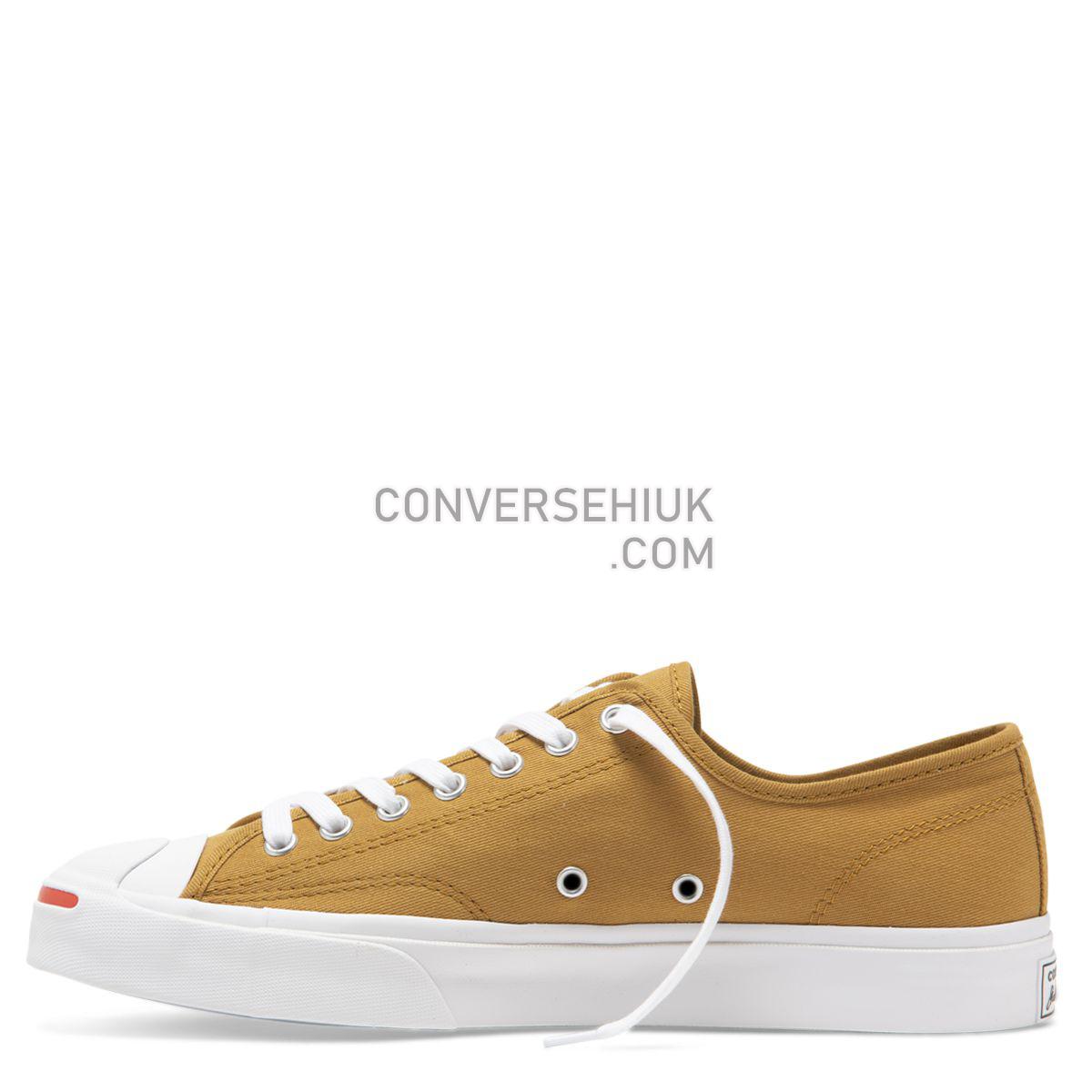 Converse Jack Purcell Twill Low Top Wheat Wheat/White/Habanero Red/Black 165036 Shoes