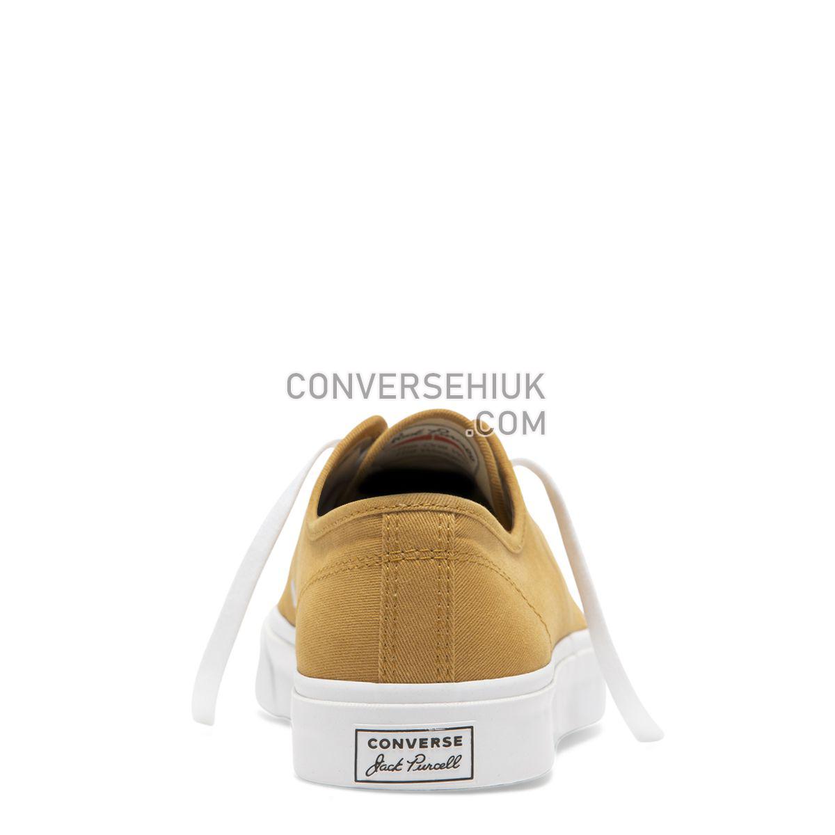 Converse Jack Purcell Twill Low Top Wheat Wheat/White/Habanero Red/Black 165036 Shoes