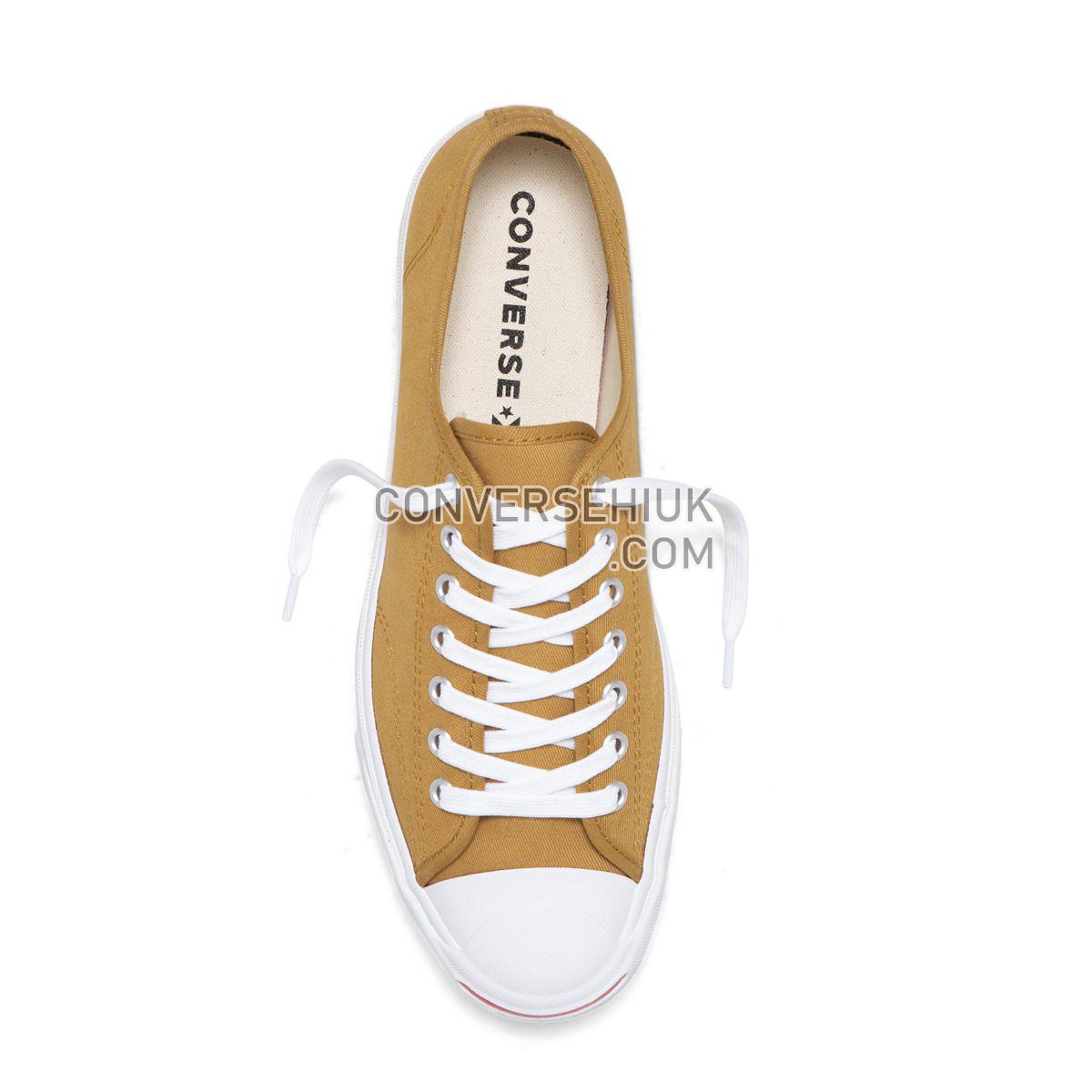 Converse Jack Purcell Twill Low Top Wheat Wheat/White/Habanero Red/Black 165036 Shoes