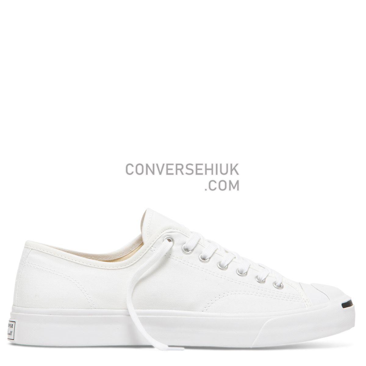 Converse Jack Purcell First In Class Low Top White White/White/Black 164057 Shoes