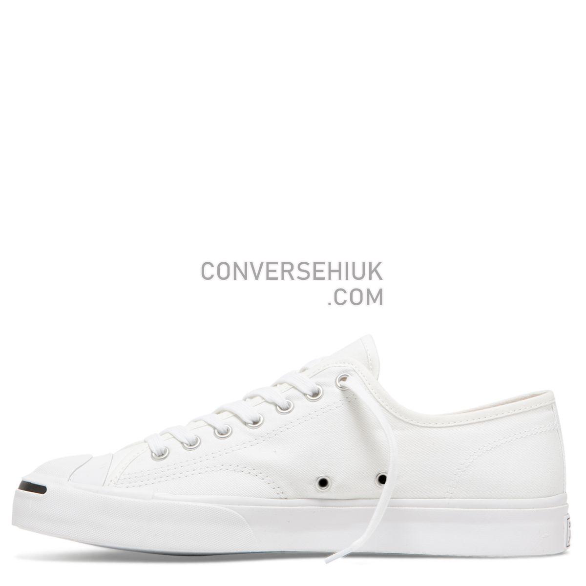 Converse Jack Purcell First In Class Low Top White White/White/Black 164057 Shoes