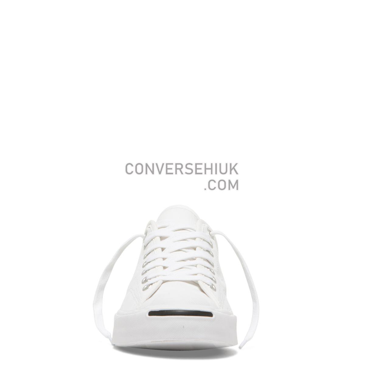 Converse Jack Purcell First In Class Low Top White White/White/Black 164057 Shoes