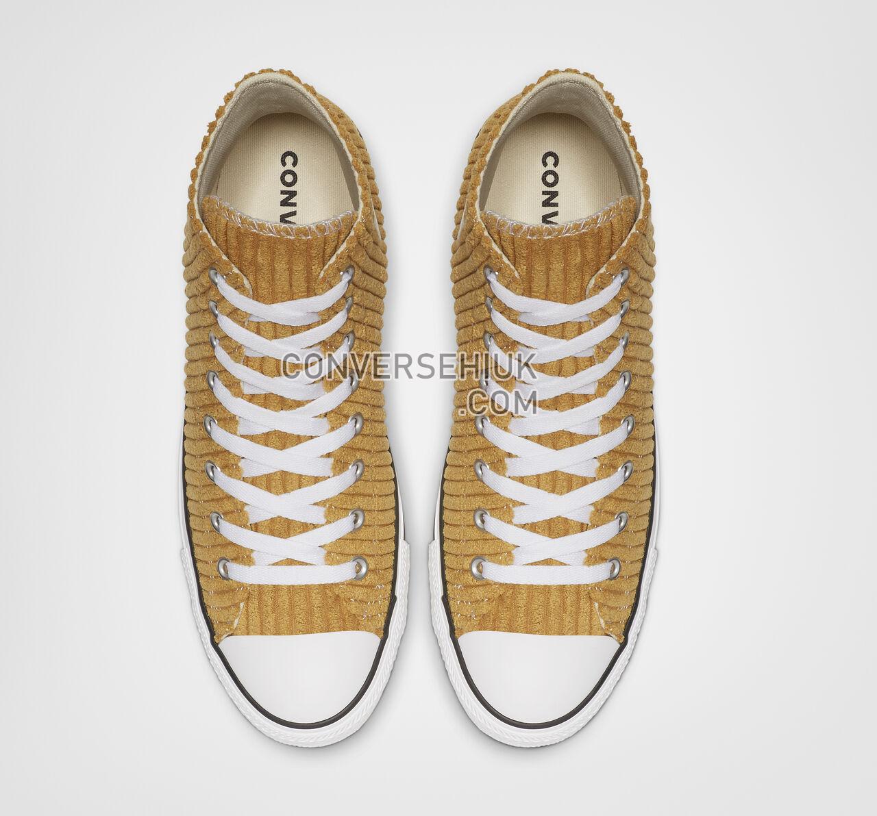 Converse Chuck Taylor All Star Wide Wale Cord High Top Wheat/White/Black 165147F Shoes