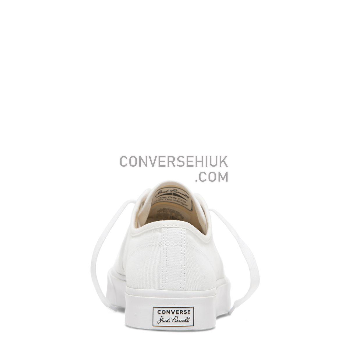 Converse Jack Purcell First In Class Low Top White White/White/Black 164057 Shoes