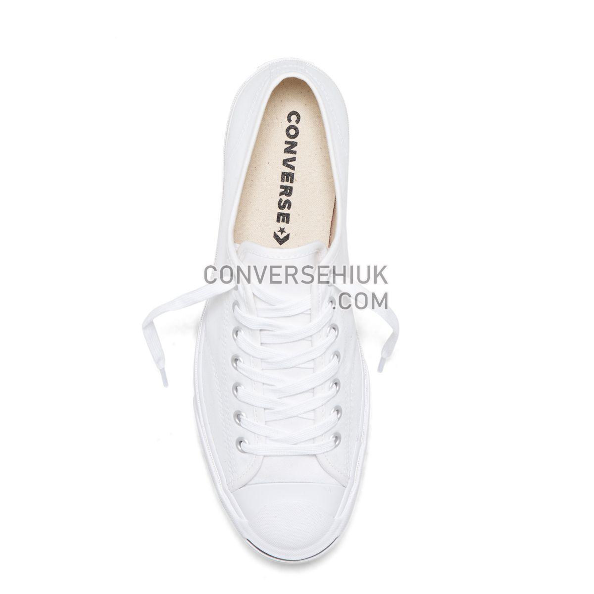 Converse Jack Purcell First In Class Low Top White White/White/Black 164057 Shoes